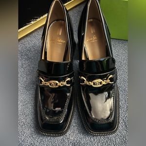 Sam Edelman Quincy Black Patent Loafers size 7